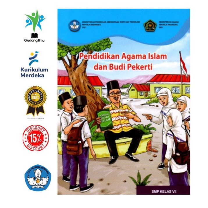 Buku Paket Kurmer Bahasa Indonesia Untuk Siswa SMP/MTS Kelas 7/VII Kurikulum Penggerak Merdeka Belajar Tahun 2023