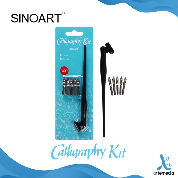 

Best Seller Pena Kaligrafi Sinoart Calligraphy Kit Oblique Pen Holder