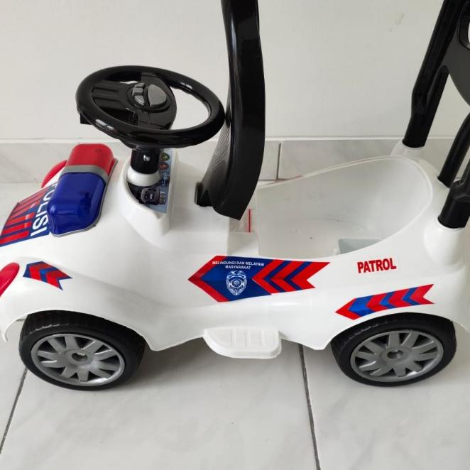 Mainan Anak Mobil Mobilan Dorong Polisi Ada Musik Dan Sirine