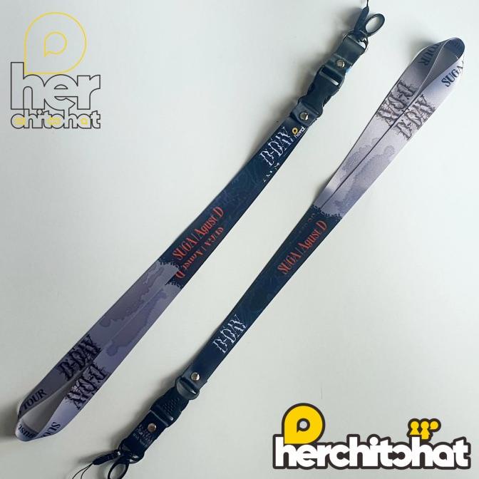 

Lanyard / Tali ID Card SUGA (BTS) AGUST-D TOUR - Unofficial