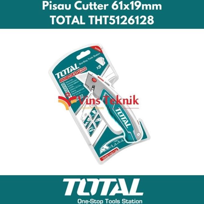 

Utility Knife Pisau cuter cutter TOTAL THT5126128