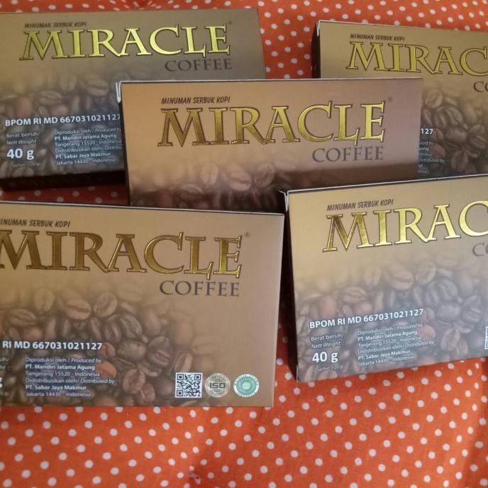 

Ready Stok Kopi Miracle - Miracle Coffee Stamina Pria 1Box Mini Isi 2