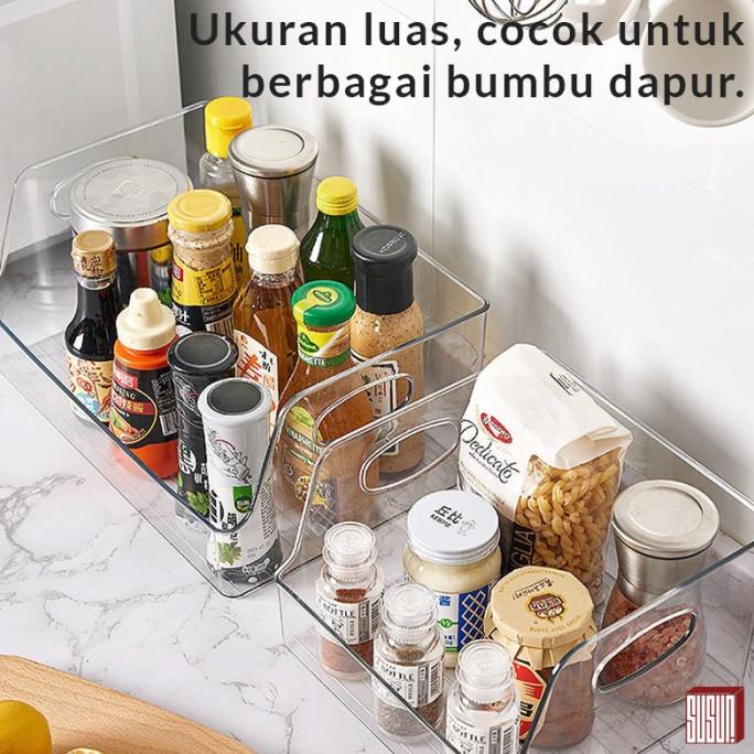 

Rak Acrylic Tempat Bumbu Dapur / Buku Dokumen Paper Kerja Organizer