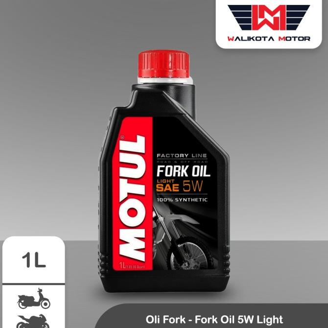 MOTUL FORK OIL LIGHT 5W 1L - OLI FORK MOTOR
