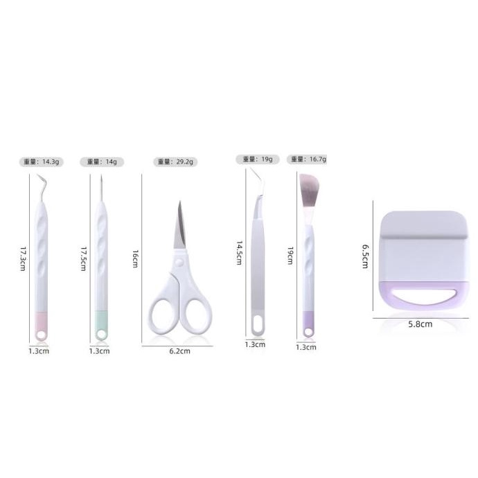

Craft Basic Weeding Vinyl Tool Set Mint Series for Cricut, Silhoutte