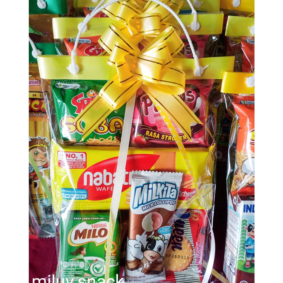 >V44859) Souvenir Ultah / Snack Ulang Tahun / Paket Snack Ulang Tahun / Paket Snack Ultah / Snack Ul