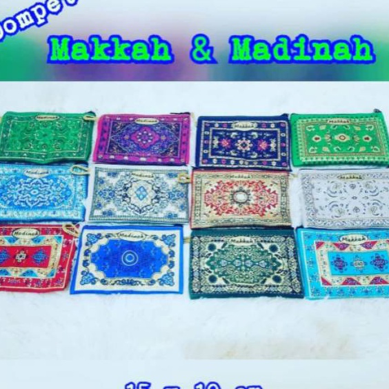 Termurah DOMPET MEKKAH MADINAH | DOMPET MOTİF KABAH Dompet mekah Oleh oleh haji umroh