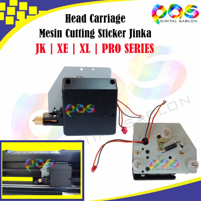 Terlaris Carriage Mesin Cutting Sticker Jinka Head Cariage Jinka