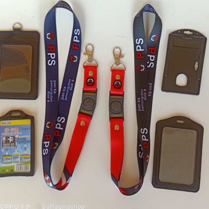 

Murah PPS Panitia Pemungutan Suara Tali Lanyard Gantungan ID Card Holder Printing Dua sisi