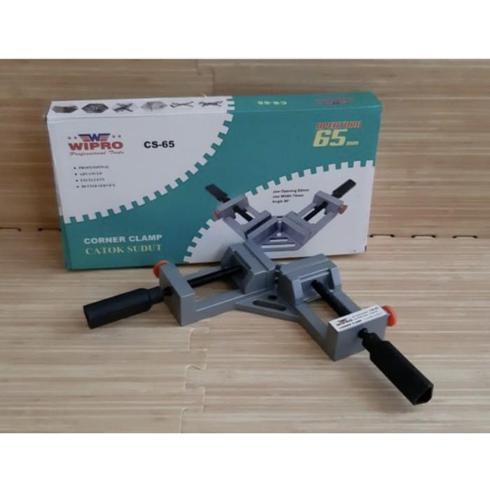 Catok Sudut Corner / Clamp / Klem Catok /Siku Wipro Cs65 Mm/Siku Catok