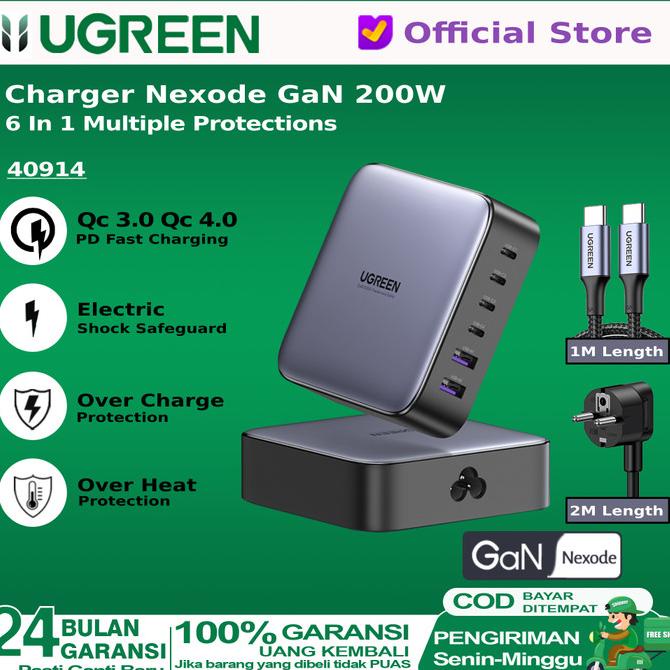 UGREEN Desktop Charger 140w 200w Fast Charging For Macbook Laptop