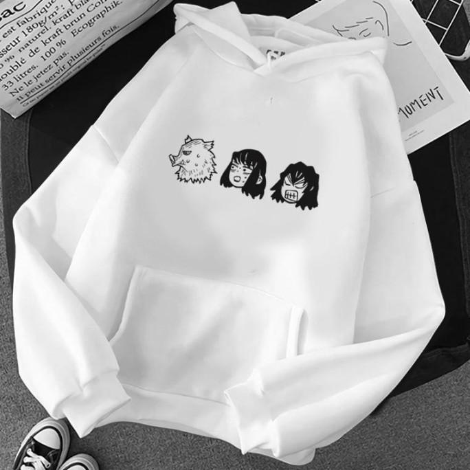 jaket hoodie inosuke L-XL jaket demon slayer jaket anime hoodie anime