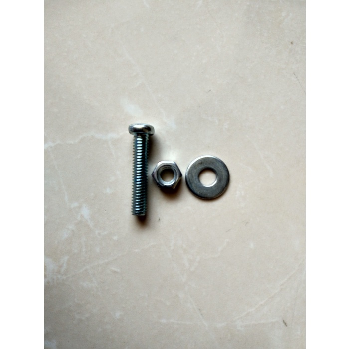 Mur baut ring m4x15 m4 x 15 panjang 15mm