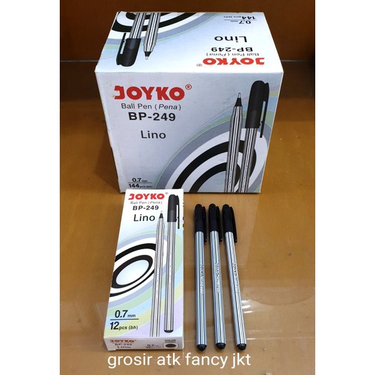 

( 12 buah ) Pulpen Ball Pen Pena Joyko BP-249 BP249 249 Lino 0.7 mm