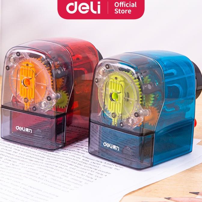 

Deli Rautan Putar Pensil Transparan 8Mm Pisau Ekstra Tajam Er10800