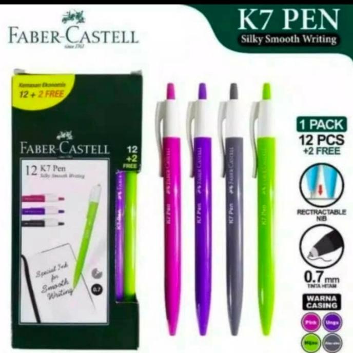 

Pulpen Faber Castell K7 Pen Pastel