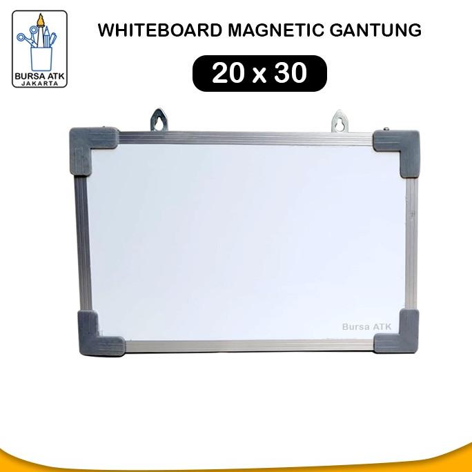 

Whiteboard Magnetic Papan Tulis Magnetic Gantung 20 X 30