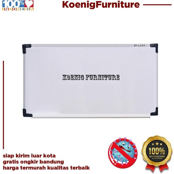 

Whiteboard Gantung Sakura 180 X 120 / Papan Tulis Sekolah 180 X 120