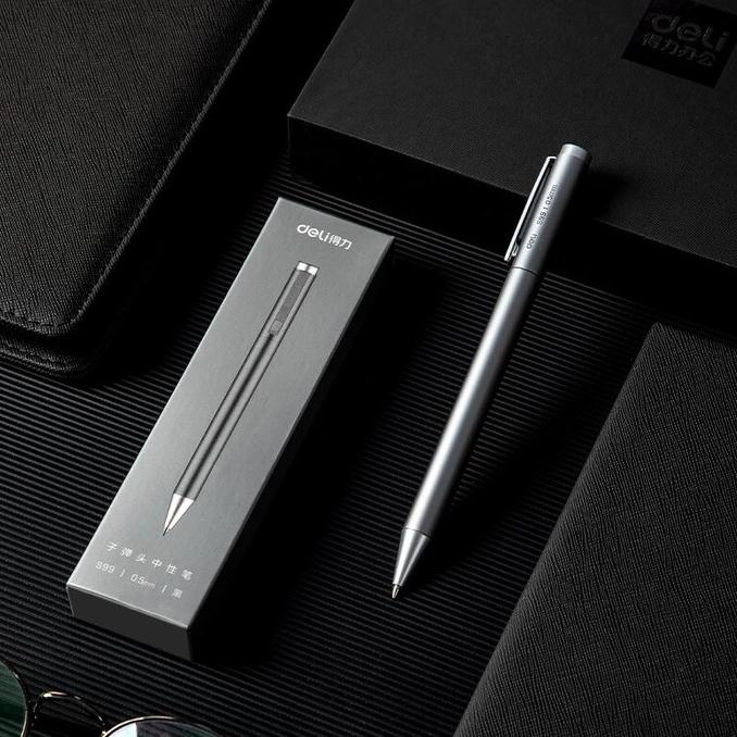 

Pulpen Gel Tanda Tangan Metal Roller Ballpoint 0.5 Mm 1 Pcs