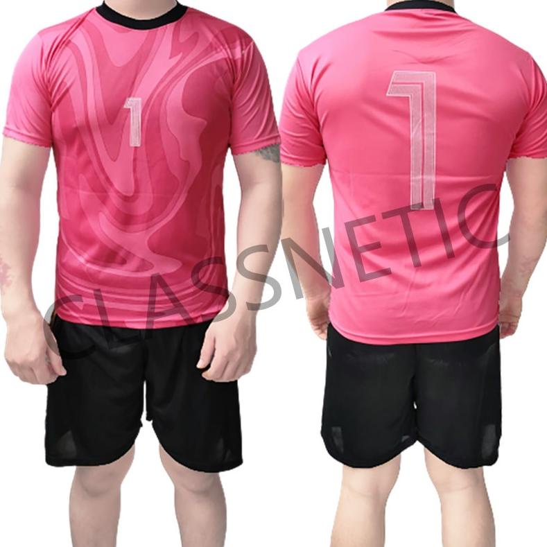 Trending Baju Kaos Bola Setelan Kiper Futsal Pria / Cowok Dewasa Motif Wave Terbaru Murah