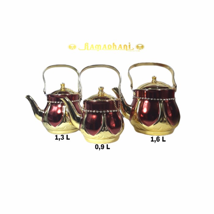 Tea Pot 3 Pcs Stainless Steel