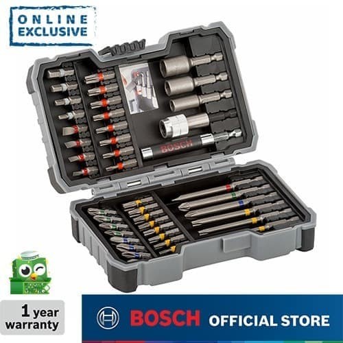 Bosch 43 Pcs Screwdriver Obeng Bit Set