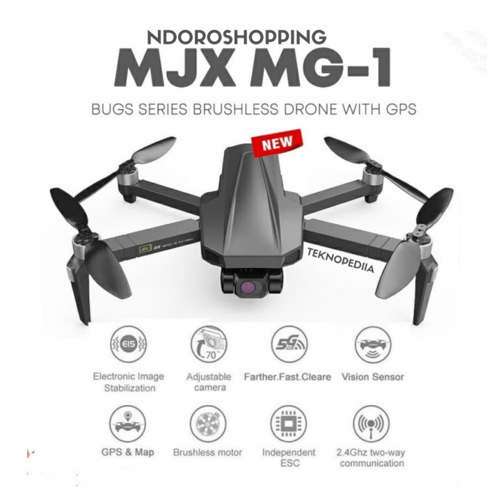 DRONE MJX MG1 5G FPV 2-AXIS GIMBAL 4K EIS HD CAMERA VS SJRC F11 F7 ORIGINAL