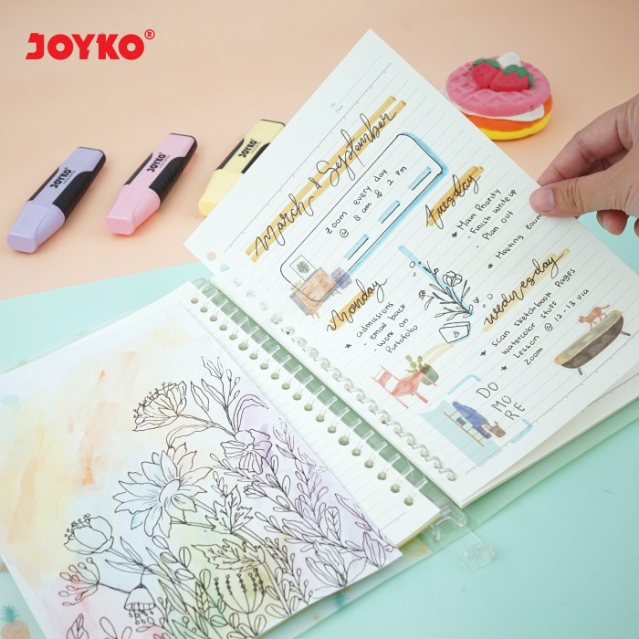 

Binder Note Buku Tulis Joyko A5-Fr-Pf520