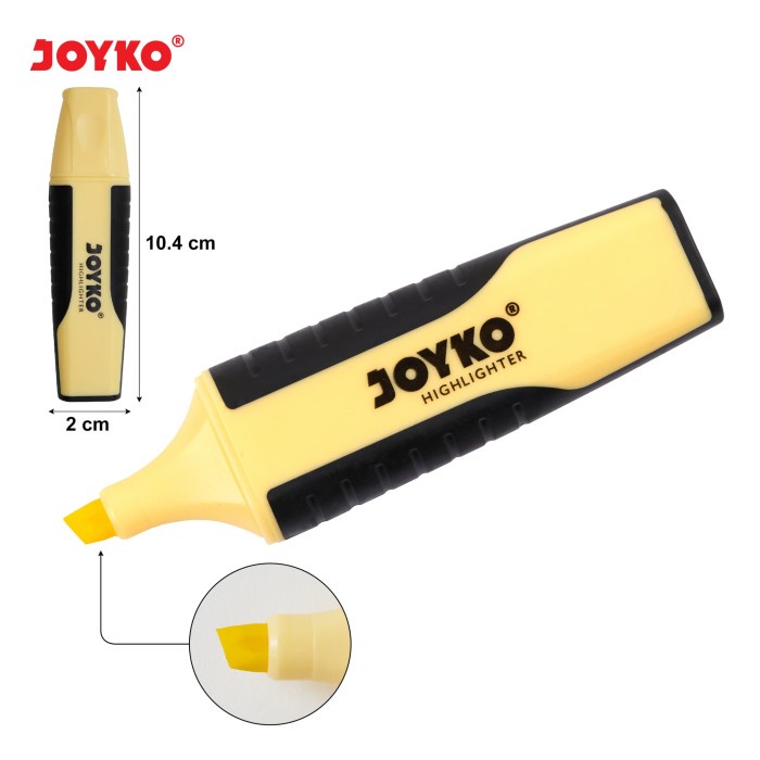 

Highlighter Penanda Berwarna Joyko Hl-70 Pastel Color 1 Set 6 Pcs