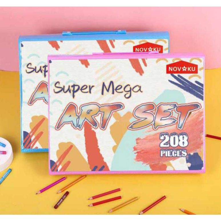 

ART SET 208pcs Pensil Warna Set Perlengkapan Gambar