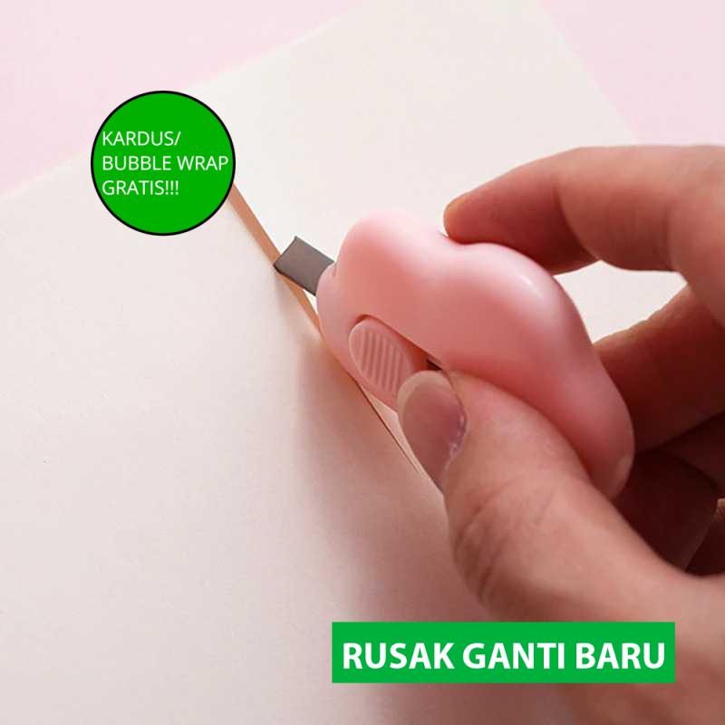 

(BISA COD!!!) Oule Pisau Cutter Mini Pemotong Kertas Desain Cloud - OL-6100