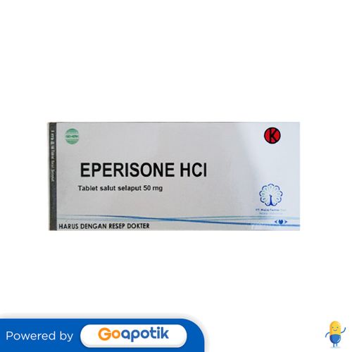 EPERISONE MULIA 50 MG BOX 50 TABLET