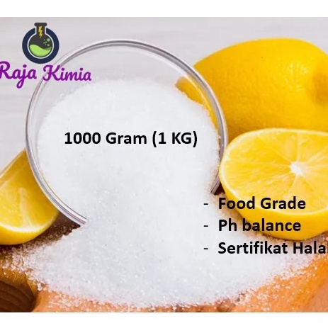 

[KODE PRODUK 0PELN7846] CITRIC MONOHYDRATE/ CITRUN / SITRAT - 1 KG