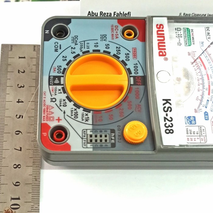 HOT SALE MULTITESTER MULTIMETER SUNWA KS 238 KS-238 KEMBARAN WINNER KS-238 TERMURAH