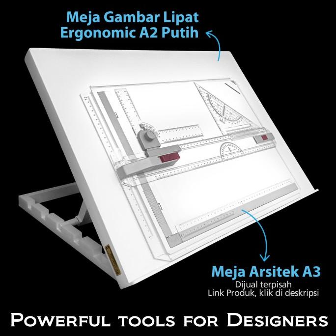 

Meja Gambar Lipat A2 Ergonomic Adjustable