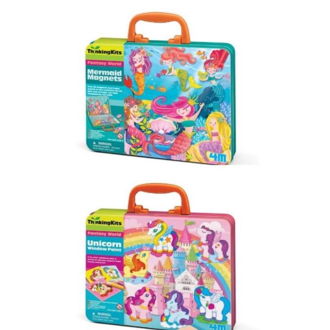 

Mainan Kreatif Anak Lukis Kaca 4M Thinking Kits Unicorn Window Paints