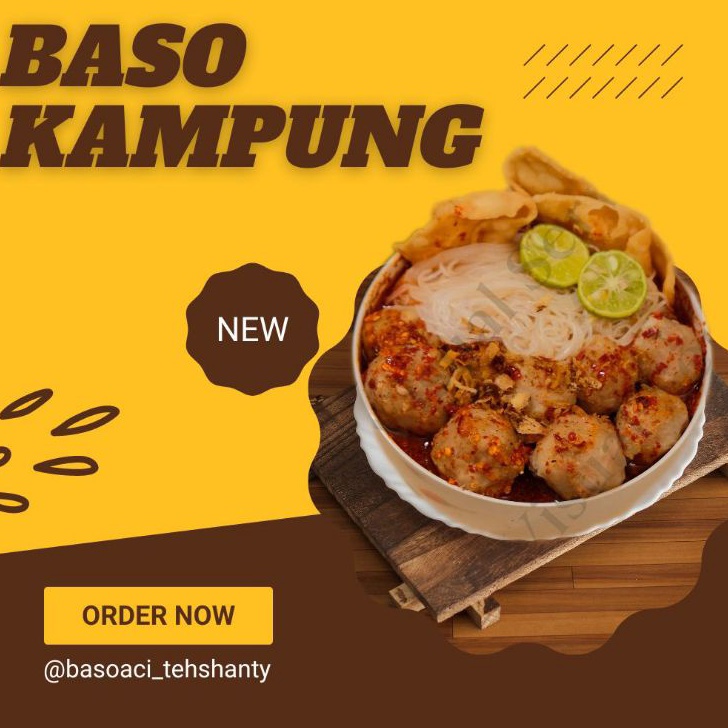 

✶Ready Stock KSP0K Baso kampung Teh Shanty L39 Best