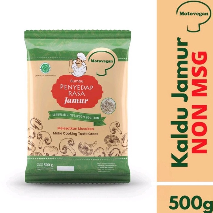 

←✻ Moto vegan 500 gram kaldu jamur /penyedap rasa jamur motovegan non msg Ready Stock