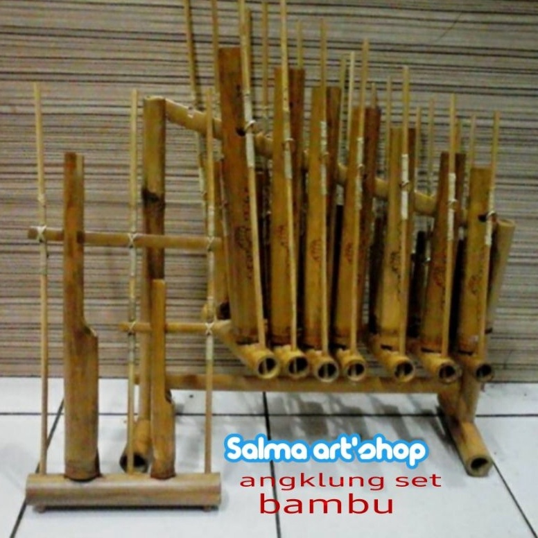 Stok Banyak.. Angklung Bambu Set/Alat musik Tradisional Angklung /angklung 1 oktap untuk anak SD/SMP/alat musik angklung/ kesenian musik tradisional jawa barat 89