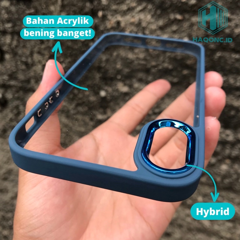 Terbaru Hard Case Iphone XR Hybrid Bumper Liquid Bening Acrylik Tebal Transparan Best Seller Anti Ja