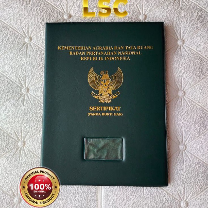 

[KODE PRODUK MWLS98473] Map Sampul Sertipikat Tanah BPN Hard Cover Emboss Foil map sampul sertifikat