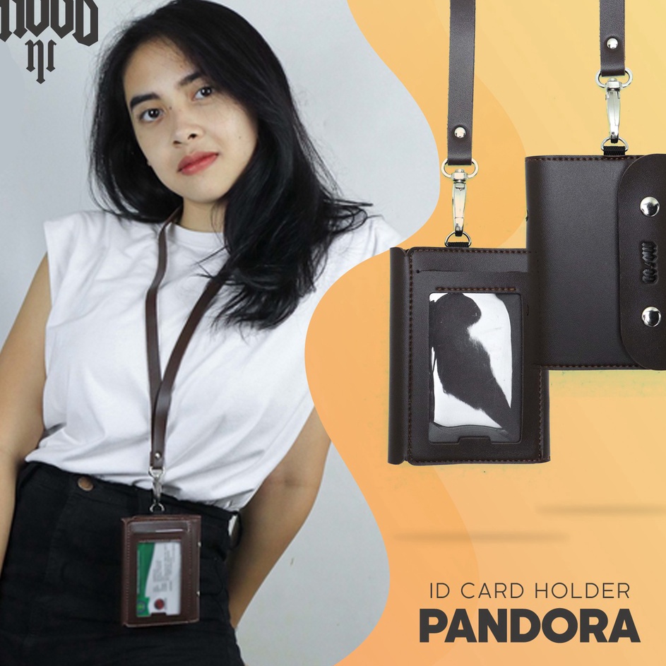 

[KODE PRODUK W8NHA3842] ID CARD HOLDER NAME TAG - PANDORA POCKET by MOOD ADVENTURE