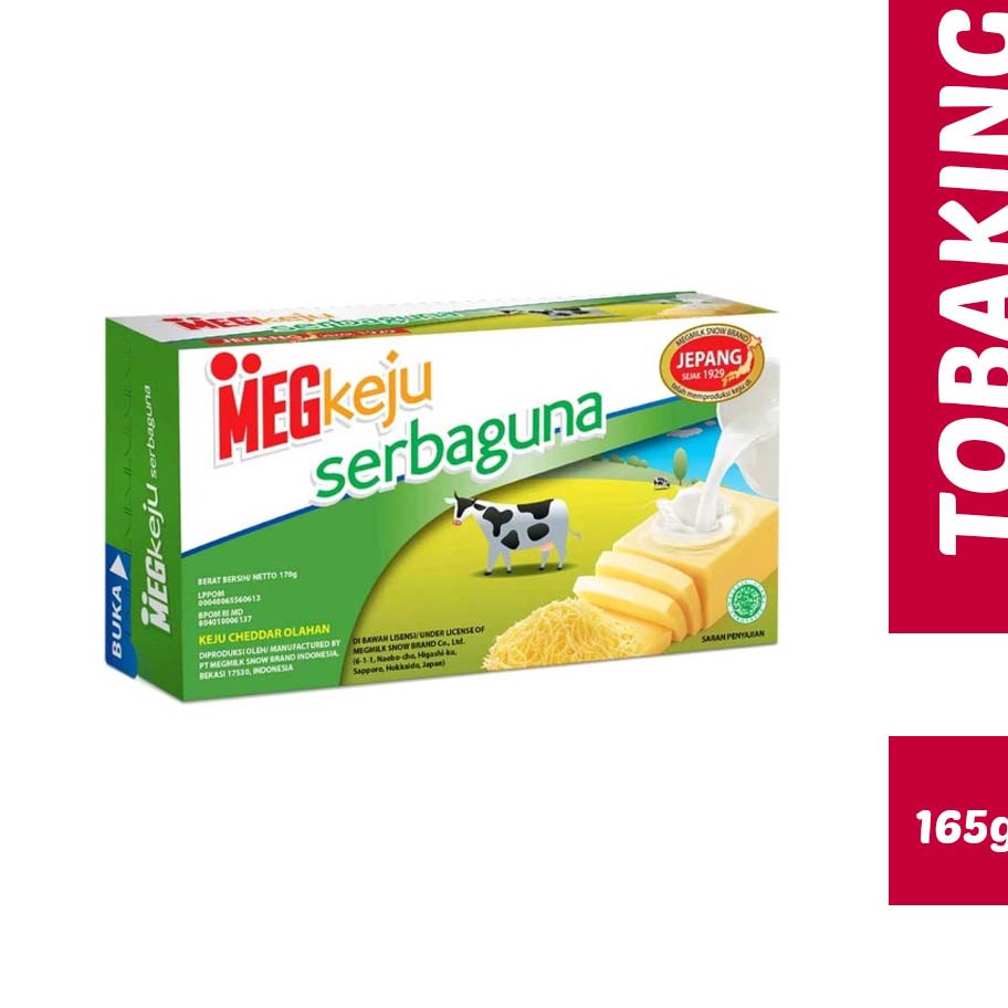 

RZJQ3904㊐ Keju Cheddar Meg Serbaguna 165gr HALAL ㊖