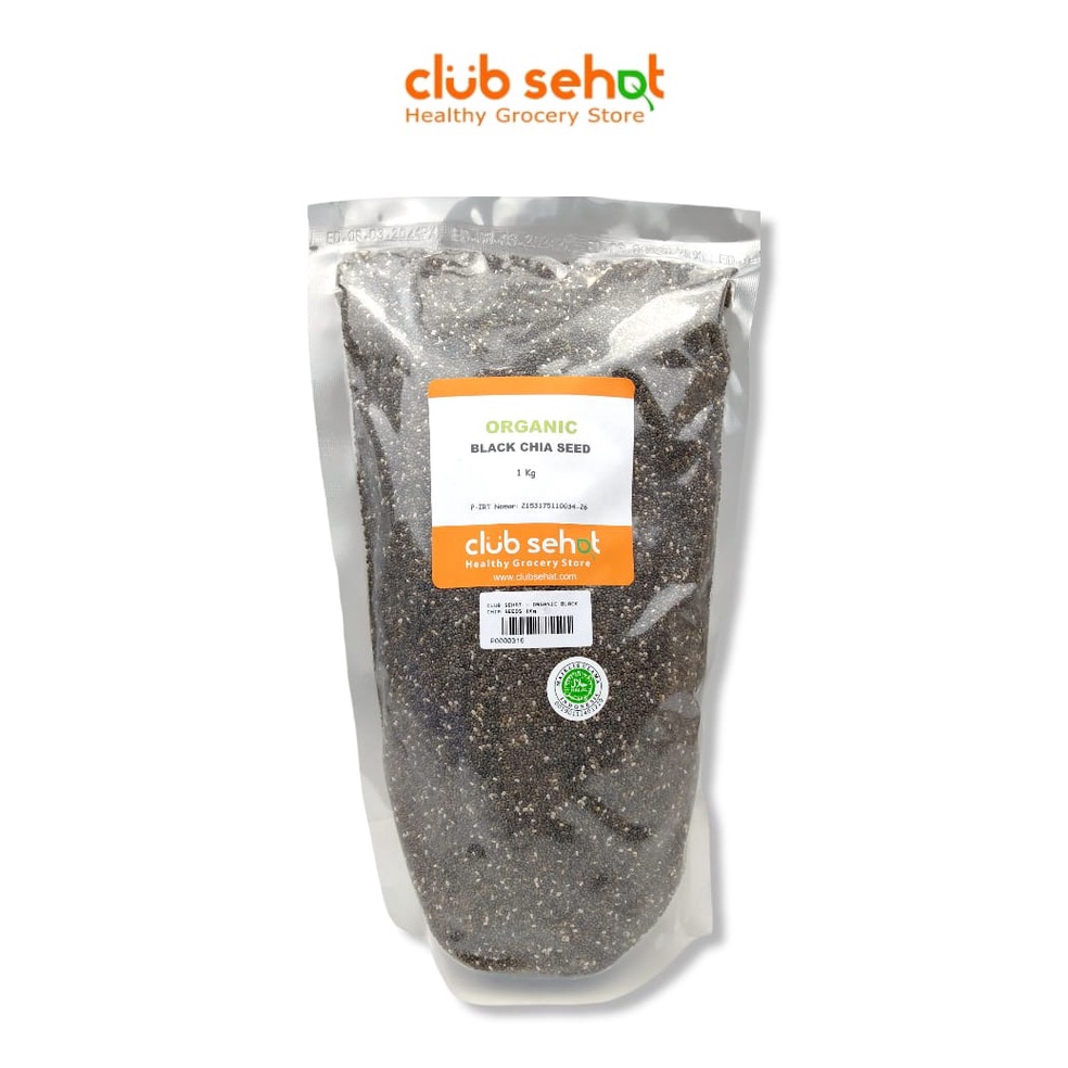 

Pasti Murah.. CLUB SEHAT - ORGANIC BLACK CHIA SEED 1KG YKR