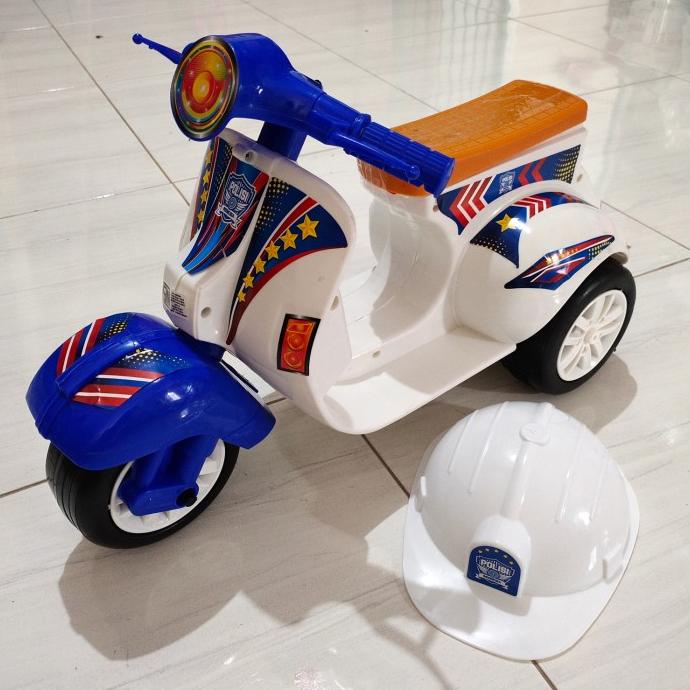 Mainan Motor Vespa - Motor Dorong - Mainan Anak