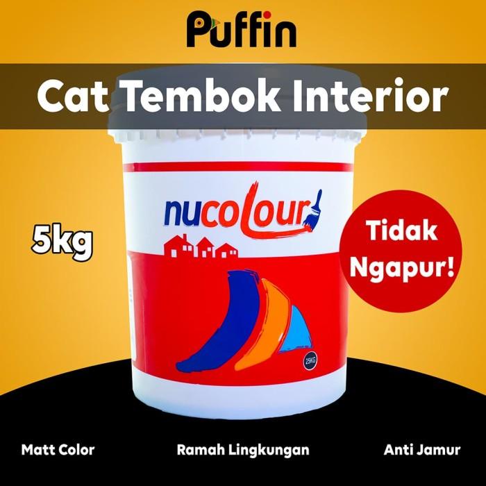 (( BISA COD) CAT TEMBOK INTERIOR NUCOLOUR 5 KG. NO NGAPUR