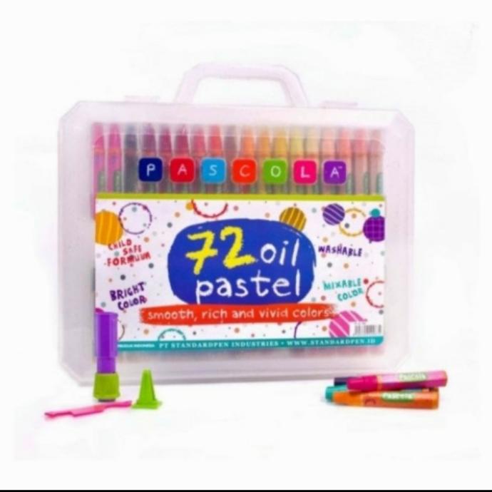 

Crayon oil pastel pascola 72 warna