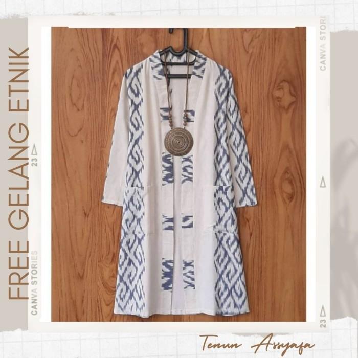 (( BISA COD) OUTER LONGVEST ETNIK OUTER KAIN ETNIK TUNIK TENUN TROSO