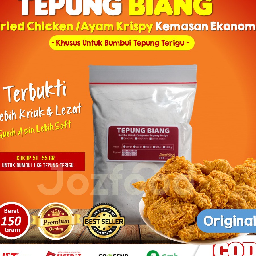 

[KODE PRODUK Y6WPB8740] Tepung Biang Fried Chicken Bumbu Inti Premix