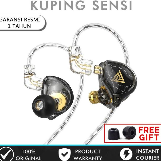 QKZ x HBB Titanium-Coated Diaphragm Driver HiFi In Ear Earphone
